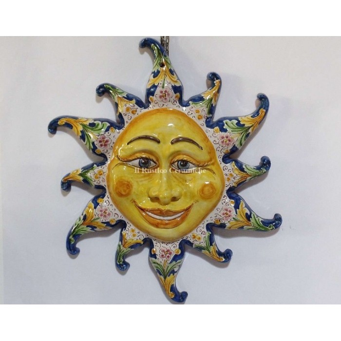 Sole in ceramica di Caltagirone